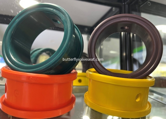 บ่าวาล์วยางซิลิโคนสำหรับวาล์วปีกผีเสื้อ Durometer 50±5