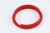 หม้อความดันยาง O แบน, แหวน O อุณหภูมิสูงสีแดงสำหรับวาล์วผีเสื้อ