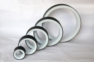 อุณหภูมิสูงที่ศูนย์วาล์วผีเสื้อที่นั่งของ PTFE + EPDM / PTFE + FKM