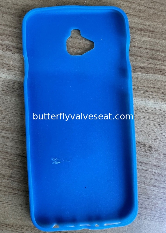 สีน้ําเงิน ซิลิโคน โทรศัพท์มือถือ เปลือก iPhone ที่กําหนดเอง