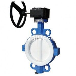 ที่นั่งวาล์วผีเสื้อเรียงราย PTFE เต็มรูปแบบสำหรับเวเฟอร์ / Lug / Flanged Valve 2 &amp;#39;&amp;#39; - 24 &amp;#39;&amp;#39; ขนาด